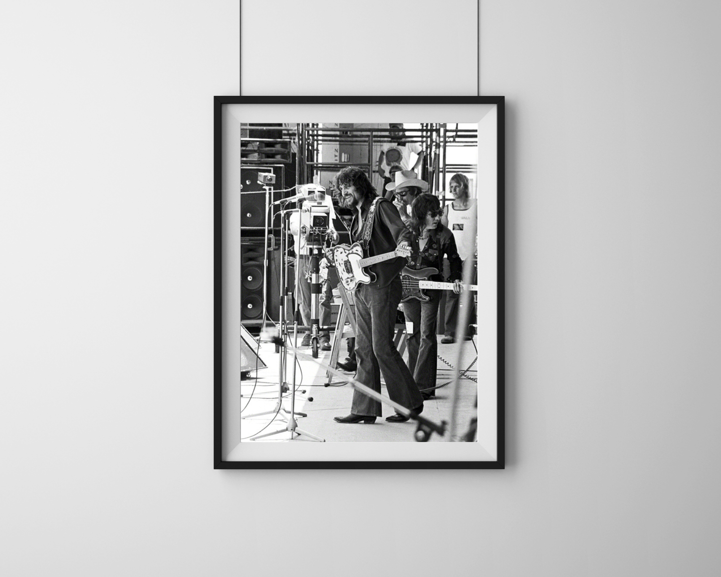 Waylon Jennings - Scott Newton Print