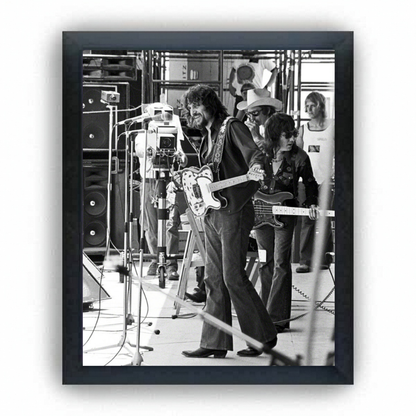 Waylon Jennings - Scott Newton Print