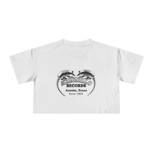 Armadillo Records Logo Crop Top