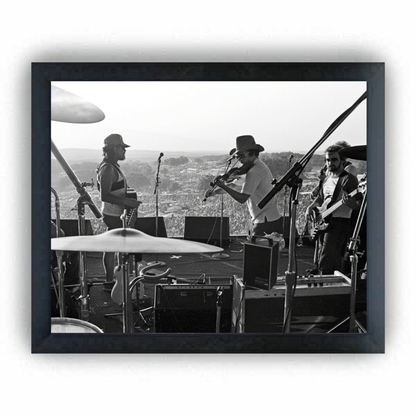 Willie Nelson and Merle Haggard - Scott Newton Print