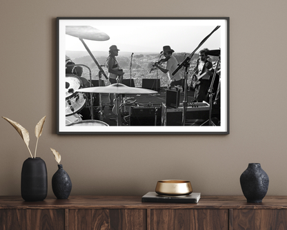Willie Nelson and Merle Haggard - Scott Newton Print