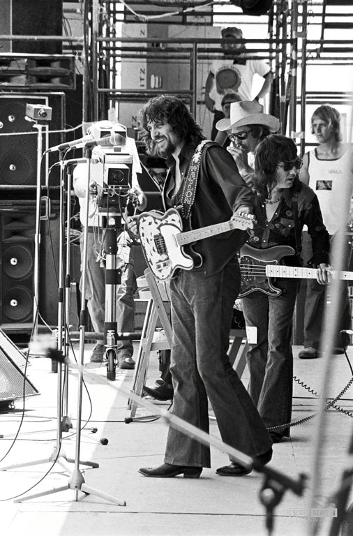 Waylon Jennings - Scott Newton Print