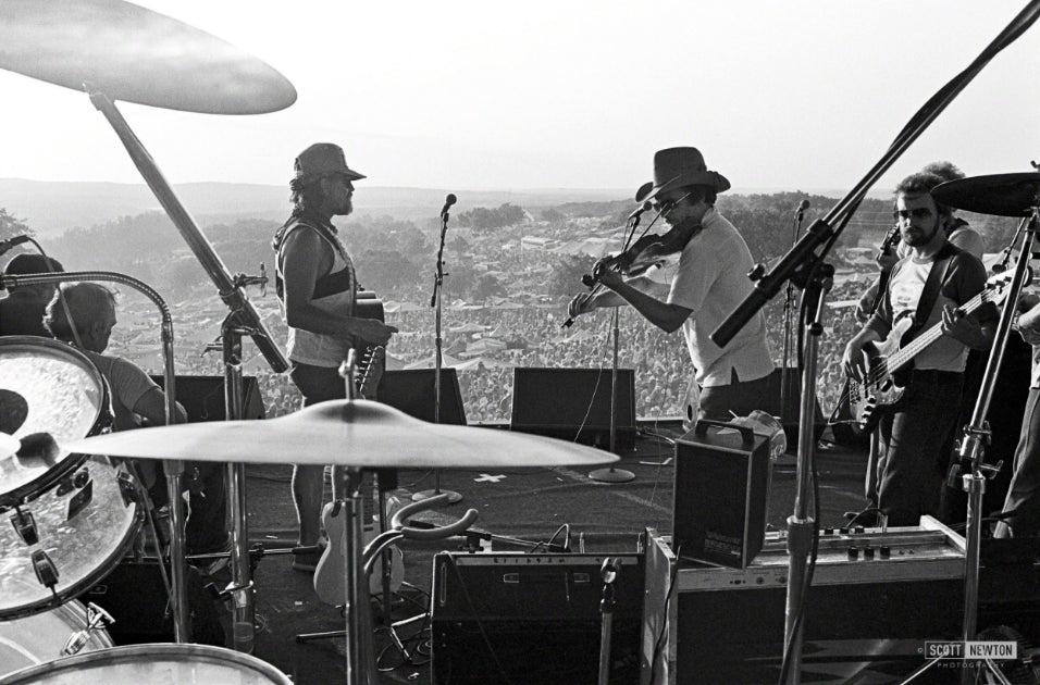Willie Nelson and Merle Haggard - Scott Newton Print