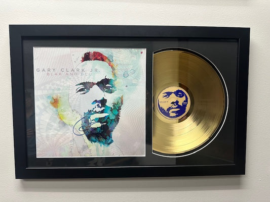 Gary Clark Jr: Black and Blu - Signed 24 Karat Gold Record