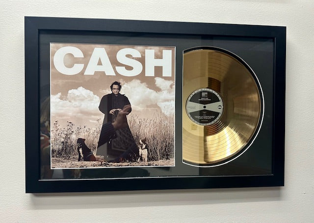 Johnny Cash: American Recordings - 24 Karat Gold Record